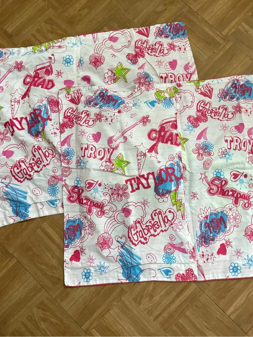Disney High School Musical Pink Patchwork Pillowcase Set